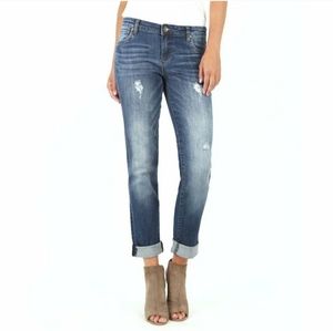 Kut from the Kloth Blue Boyfriend Jeans